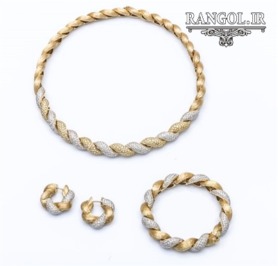 مدل سرویس طلا عروس جدید شیک 