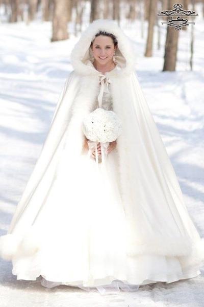 مدل شنل و کت گرم زمستانی و پاییزی برای عروس