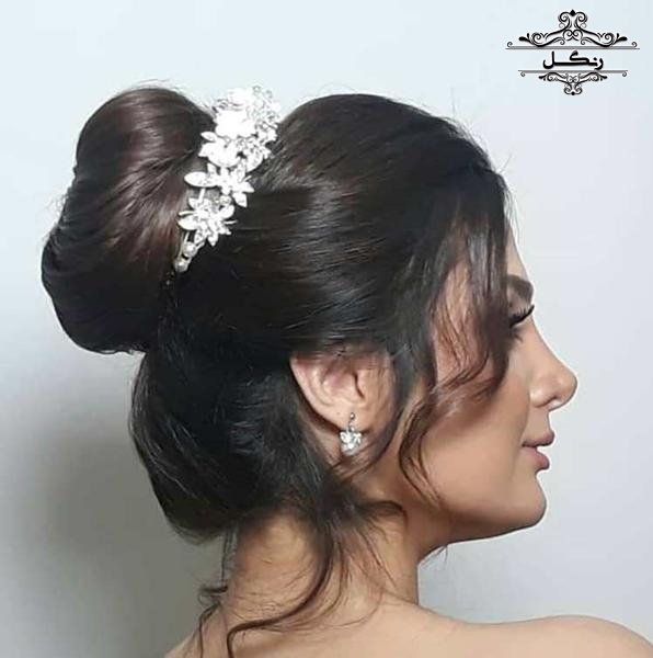 شینیون عروس مدل‌های شینیون عروس شیک جدید ساده شینیون عروس شیک شینیون عروس با تور ایده‌های شینیون عروس شینیون عروس برای موی بلند مدل مو عروس جدید شینیون بالا پایین