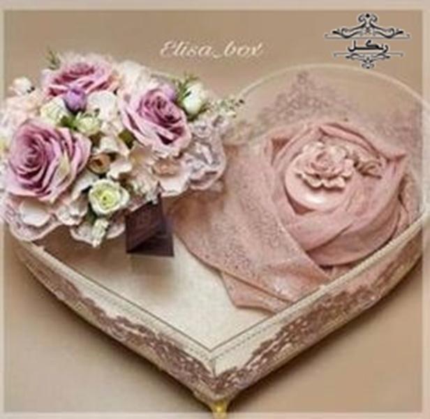 مدل تزیین پارچه و خلعتی عروس داماد بله برون و هدیه