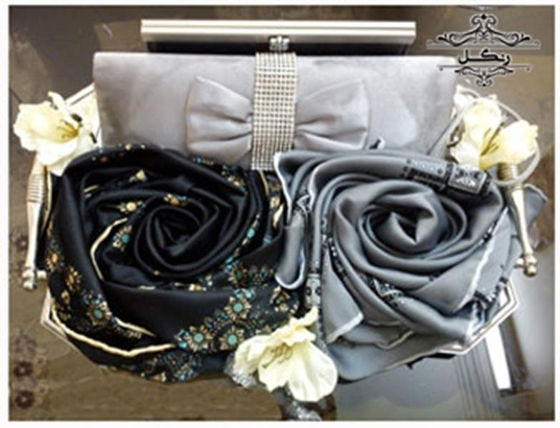 مدل تزیین پارچه و خلعتی عروس داماد بله برون و هدیه