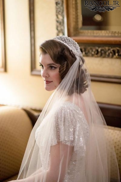 ترند جدید تور عروس تور سر عروس عربی شیک ژولیت