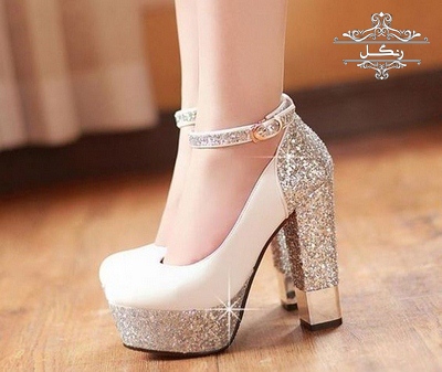 مدل کفش پاشنه بلند عروس راحت شیک 