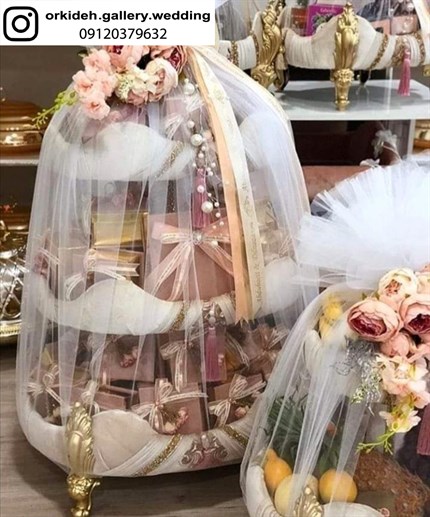 سبد بله برون باکس مخمل بله برون جعبه مخمل شیک لاکچری جدید بله برون نامزدی