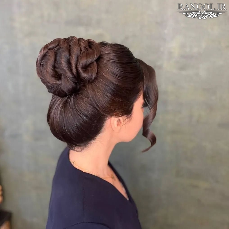 مدل شینیون مادر عروس مدل شینیون مادر داماد شینیون زنانه موی کوتاه