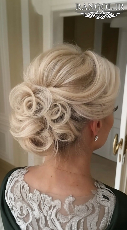 مدل شینیون مادر عروس مدل شینیون مادر داماد شینیون زنانه موی کوتاه