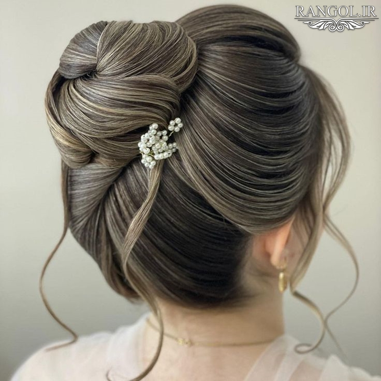 مدل شینیون مادر عروس مدل شینیون مادر داماد شینیون زنانه موی کوتاه