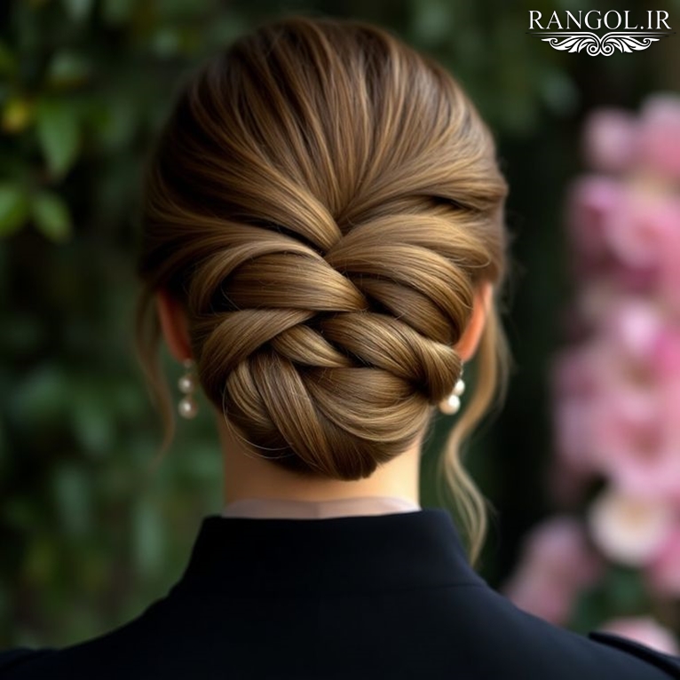 مدل شینیون مادر عروس مدل شینیون مادر داماد شینیون زنانه موی کوتاه