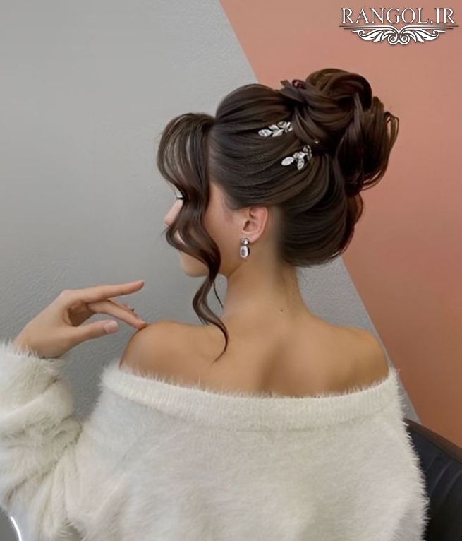 مدل شینیون مادر عروس مدل شینیون مادر داماد شینیون زنانه موی کوتاه