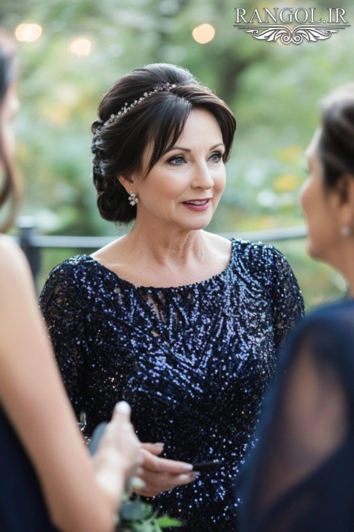 مدل شینیون مادر عروس مدل شینیون مادر داماد شینیون زنانه موی کوتاه