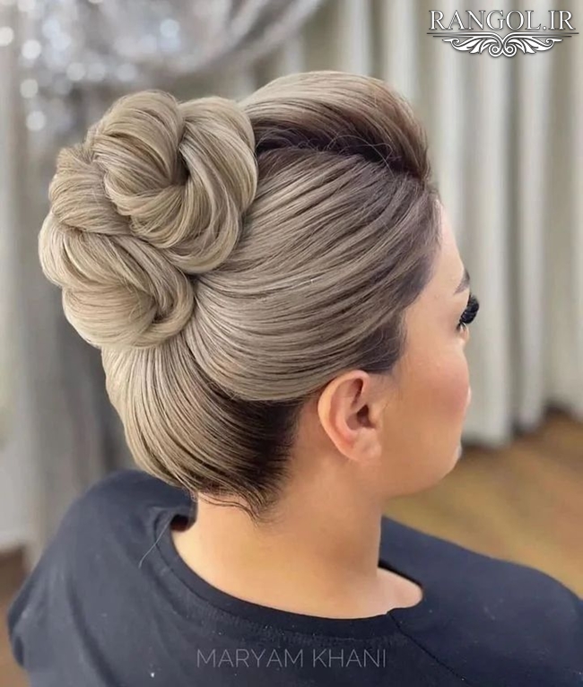 مدل شینیون مادر عروس مدل شینیون مادر داماد شینیون زنانه موی کوتاه