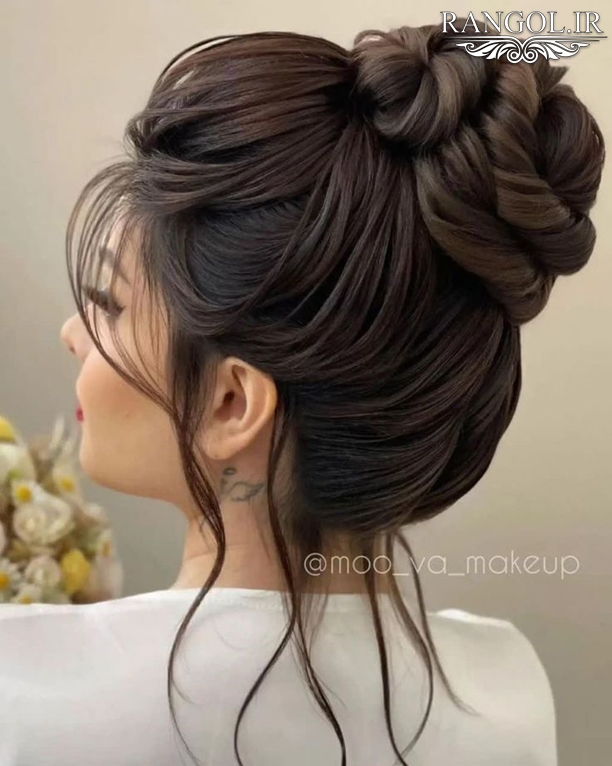 مدل شینیون مادر عروس مدل شینیون مادر داماد شینیون زنانه موی کوتاه