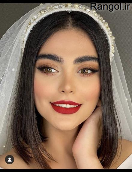 عکس آرایش عروس عکس میکاپ عروس جدید لایت اروپایی شیک نود 