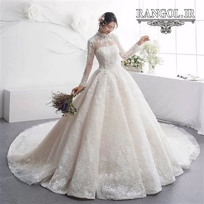 لباس عروس پفی پرنسسی شیک جدید ایرانی