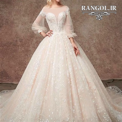 لباس عروس پفی پرنسسی شیک جدید ایرانی