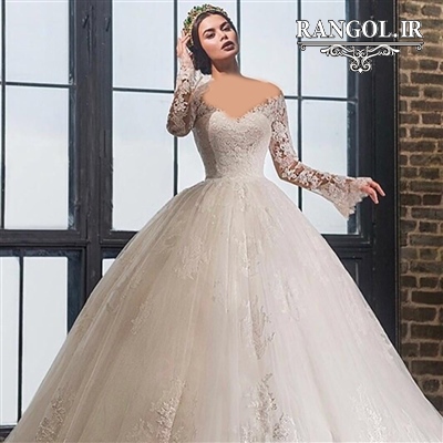 لباس عروس پفی پرنسسی شیک جدید ایرانی