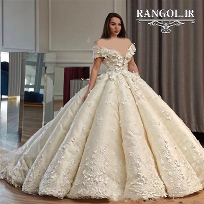 لباس عروس پفی پرنسسی شیک جدید ایرانی