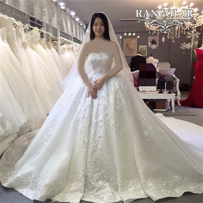 لباس عروس پفی پرنسسی شیک جدید ایرانی