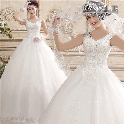 لباس عروس پفی پرنسسی شیک جدید ایرانی