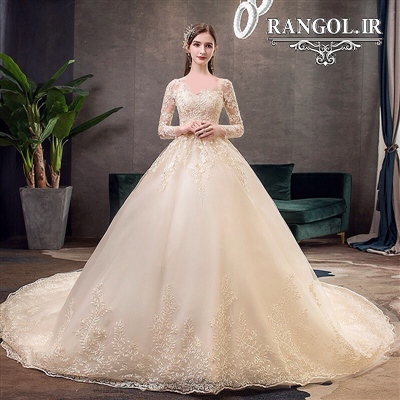 لباس عروس پفی پرنسسی شیک جدید ایرانی