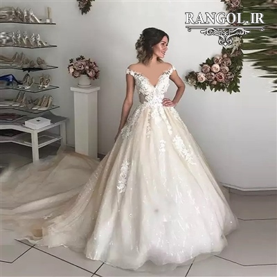 لباس عروس پفی پرنسسی شیک جدید ایرانی