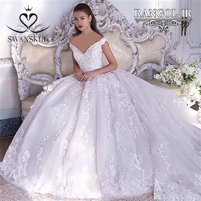 لباس عروس پفی پرنسسی شیک جدید ایرانی