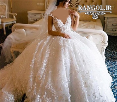 لباس عروس پفی پرنسسی شیک جدید ایرانی