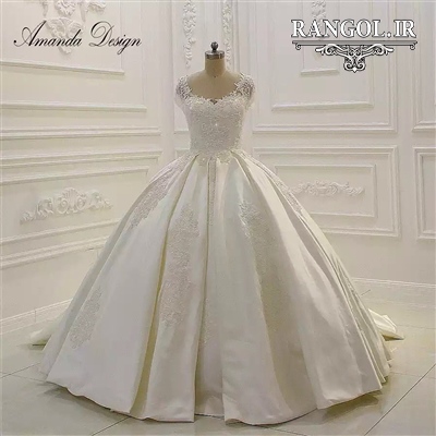 لباس عروس پفی پرنسسی شیک جدید ایرانی