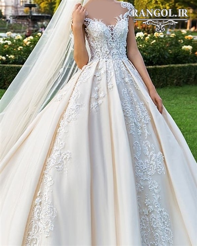 لباس عروس پفی پرنسسی شیک جدید ایرانی