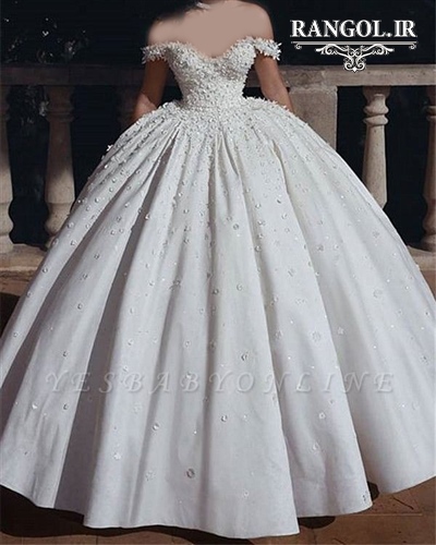 لباس عروس پفی پرنسسی شیک جدید ایرانی