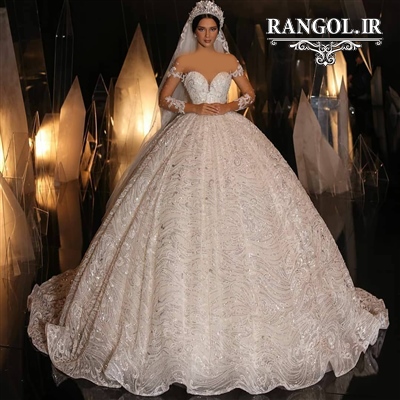 لباس عروس پفی پرنسسی شیک جدید ایرانی