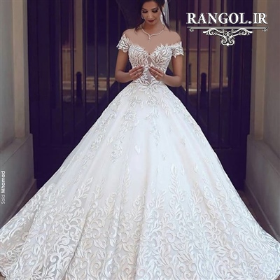 لباس عروس پفی پرنسسی شیک جدید ایرانی
