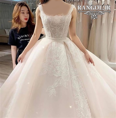 لباس عروس پفی پرنسسی شیک جدید ایرانی