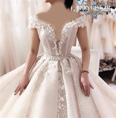 لباس عروس پفی پرنسسی شیک جدید ایرانی