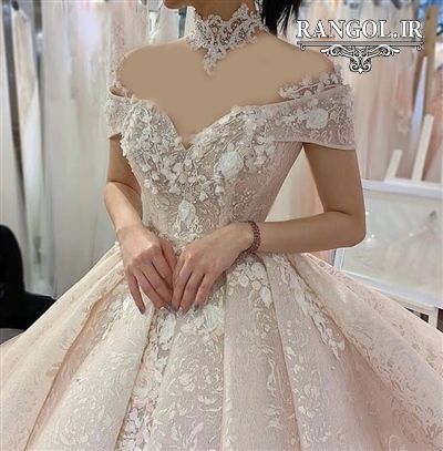 لباس عروس پفی پرنسسی شیک جدید ایرانی