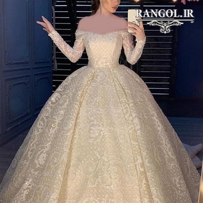 لباس عروس پفی پرنسسی شیک جدید ایرانی