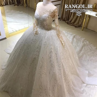 لباس عروس پفی پرنسسی شیک جدید ایرانی