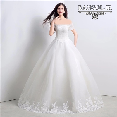 لباس عروس پفی پرنسسی شیک جدید ایرانی