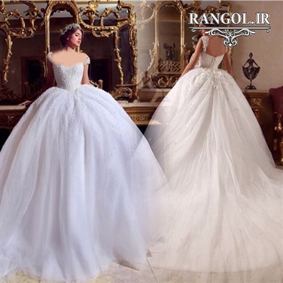 لباس عروس پفی پرنسسی شیک جدید ایرانی