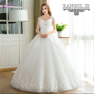 لباس عروس پفی پرنسسی شیک جدید ایرانی