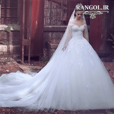 لباس عروس پفی پرنسسی شیک جدید ایرانی