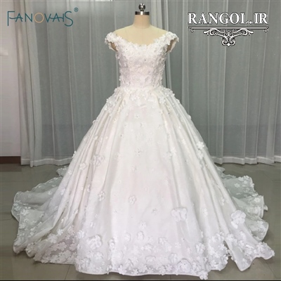 لباس عروس پفی پرنسسی شیک جدید ایرانی