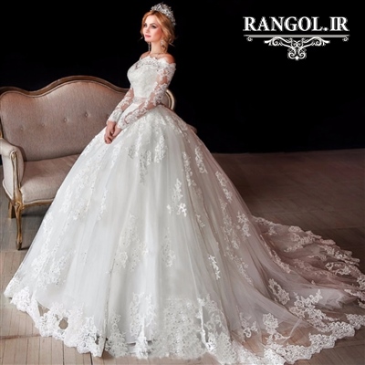 لباس عروس پفی پرنسسی شیک جدید ایرانی