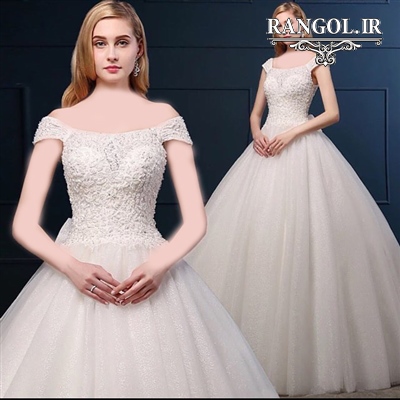 لباس عروس پفی پرنسسی شیک جدید ایرانی