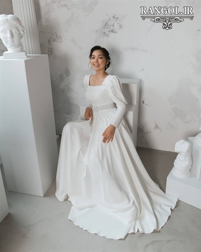 لباس عقد محضری مدل پیراهن عقد عروس شیک جدید خاص