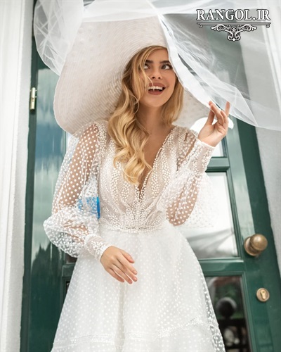 لباس عقد محضری مدل پیراهن عقد عروس شیک جدید خاص