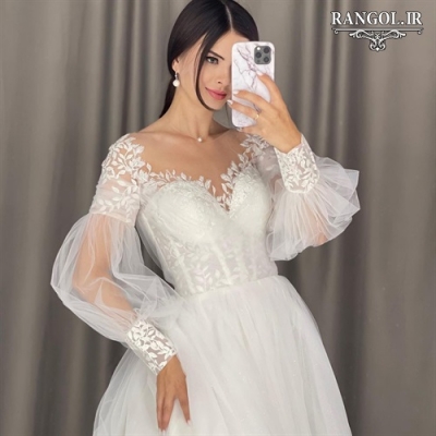 لباس عقد محضری مدل پیراهن عقد عروس شیک جدید خاص