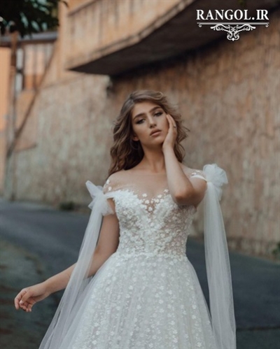 لباس عقد محضری مدل پیراهن عقد عروس شیک جدید خاص