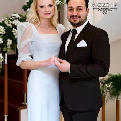 لباس عقد محضری مدل پیراهن عقد عروس شیک جدید خاص