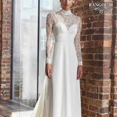 لباس عقد محضری مدل پیراهن عقد عروس شیک جدید خاص